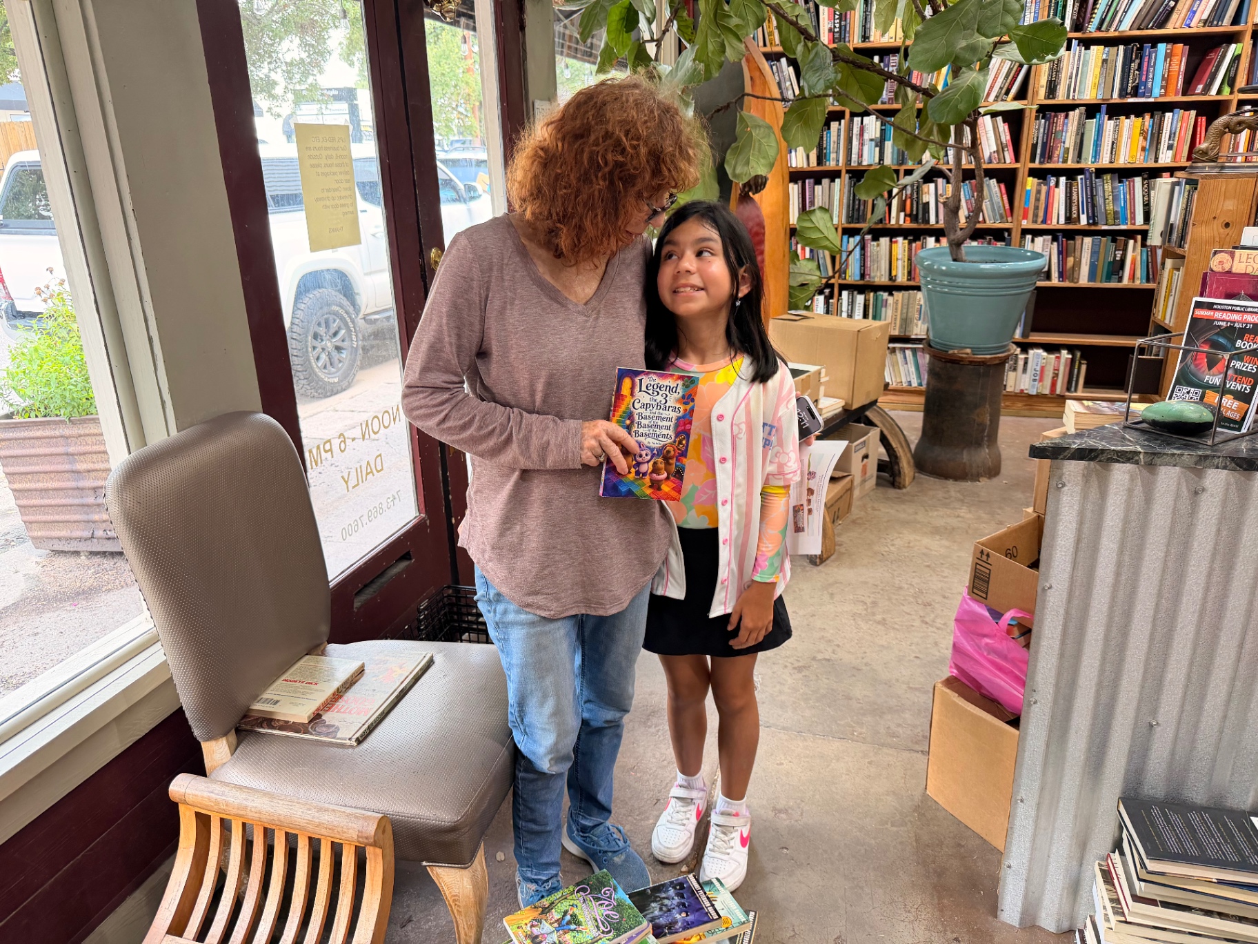 Bookstore / community visit photo